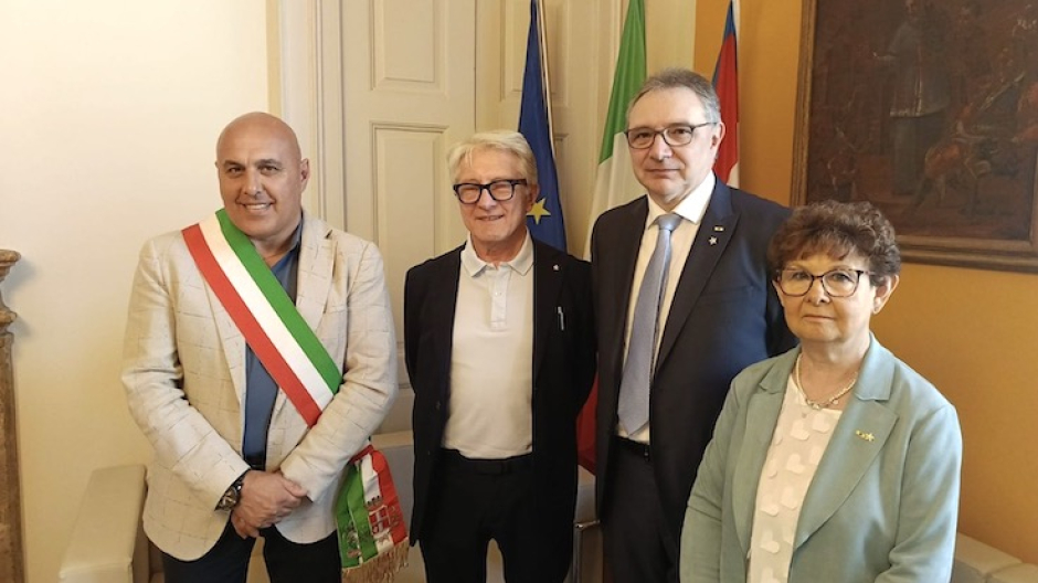 Borgomanero, il sindaco ha incontrato i nuovi Maestri del lavoro
